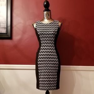 NWT Black and white work dress